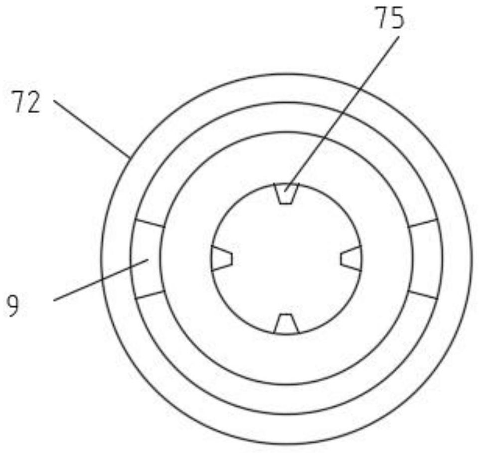 Rust removal equipment for rear cross beam in rear floor rear cross beam assembly and working method thereof