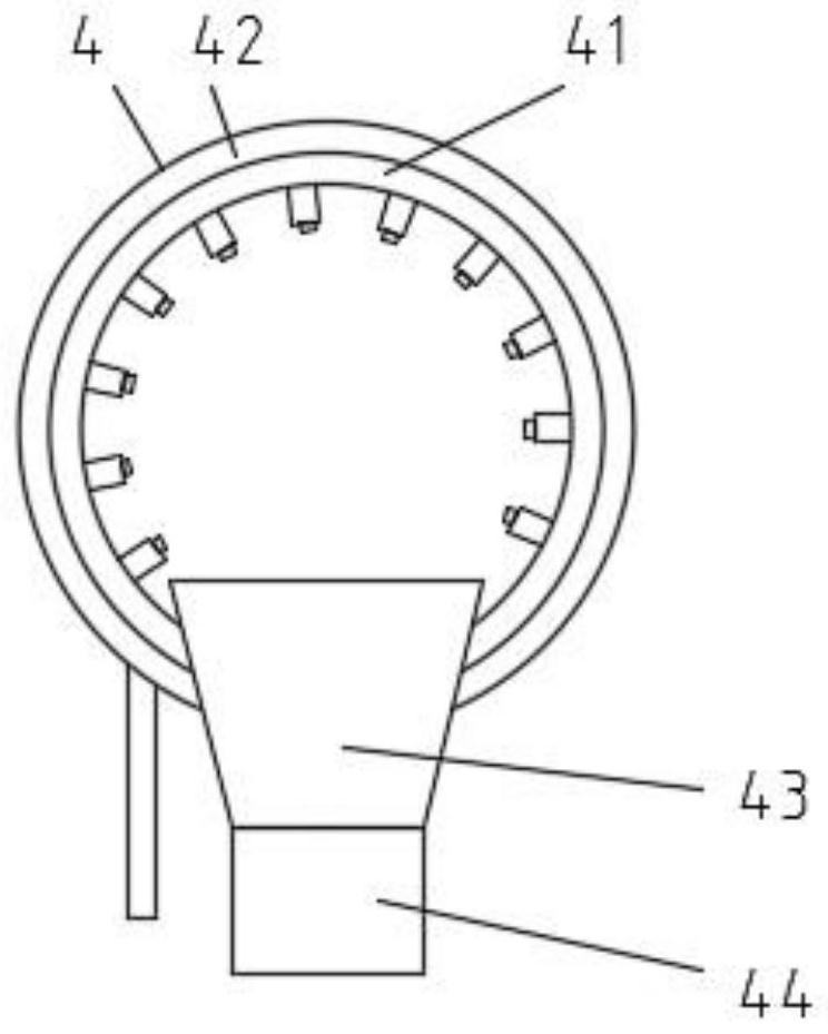 Rust removal equipment for rear cross beam in rear floor rear cross beam assembly and working method thereof