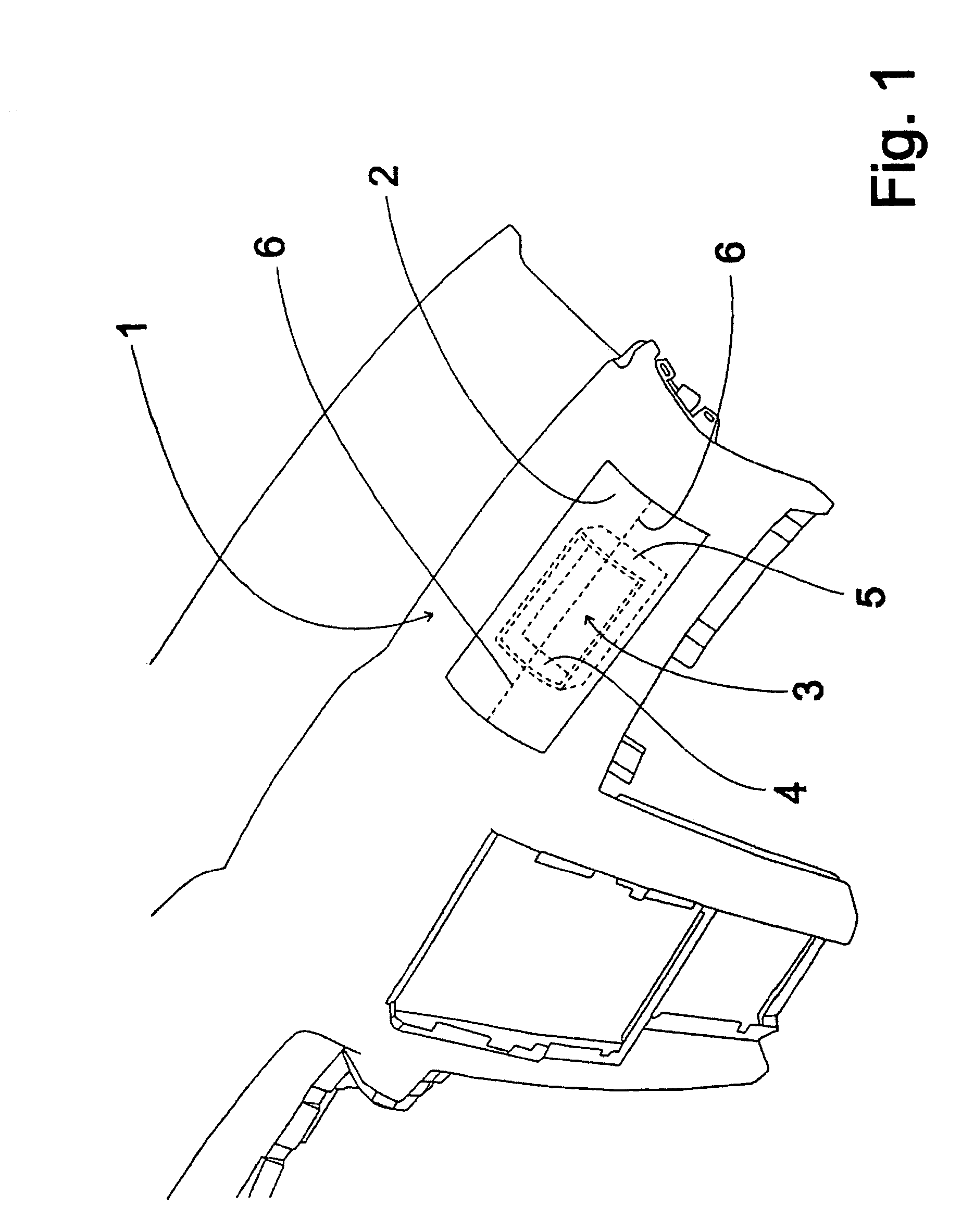 Component for motor vehicles with airbag cover