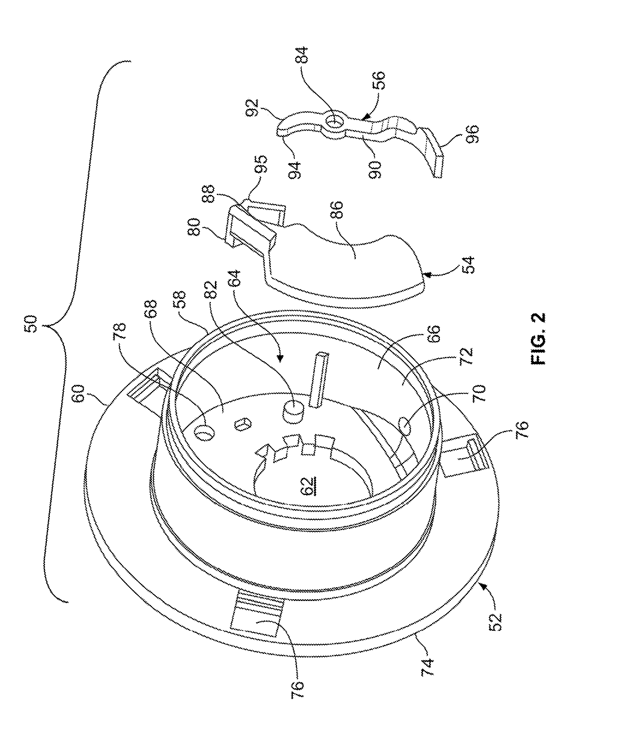 Draining fuel nozzle-receiving assembly