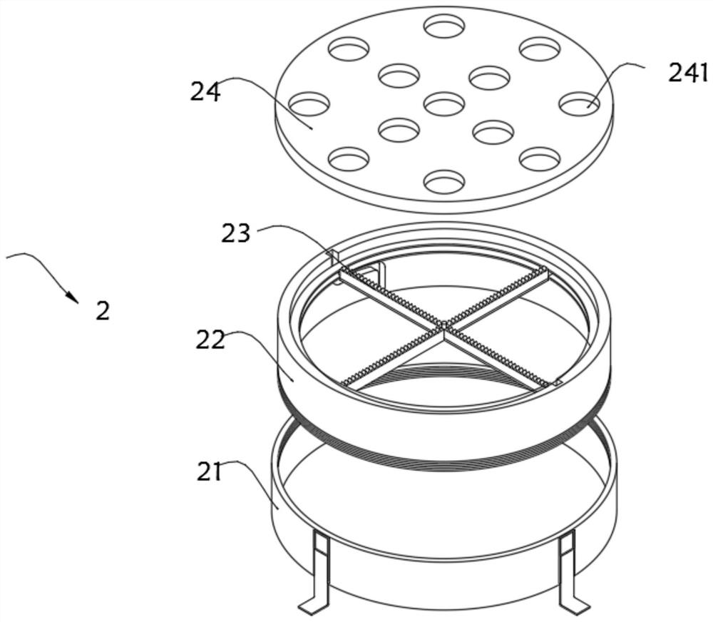 An outdoor portable multifunctional mosquito-repellent incense rack and its manufacturing method