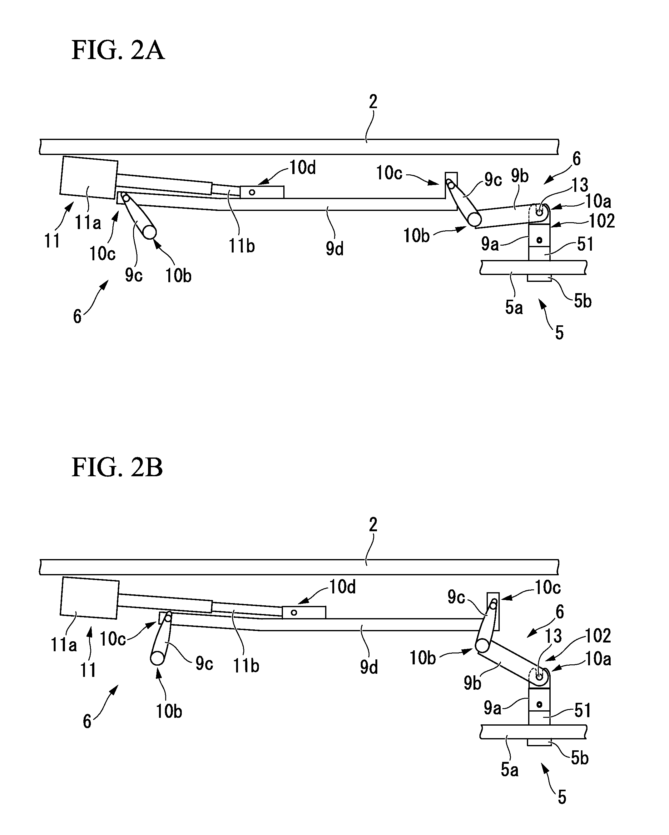 Bed having load detection function and bed-load detector