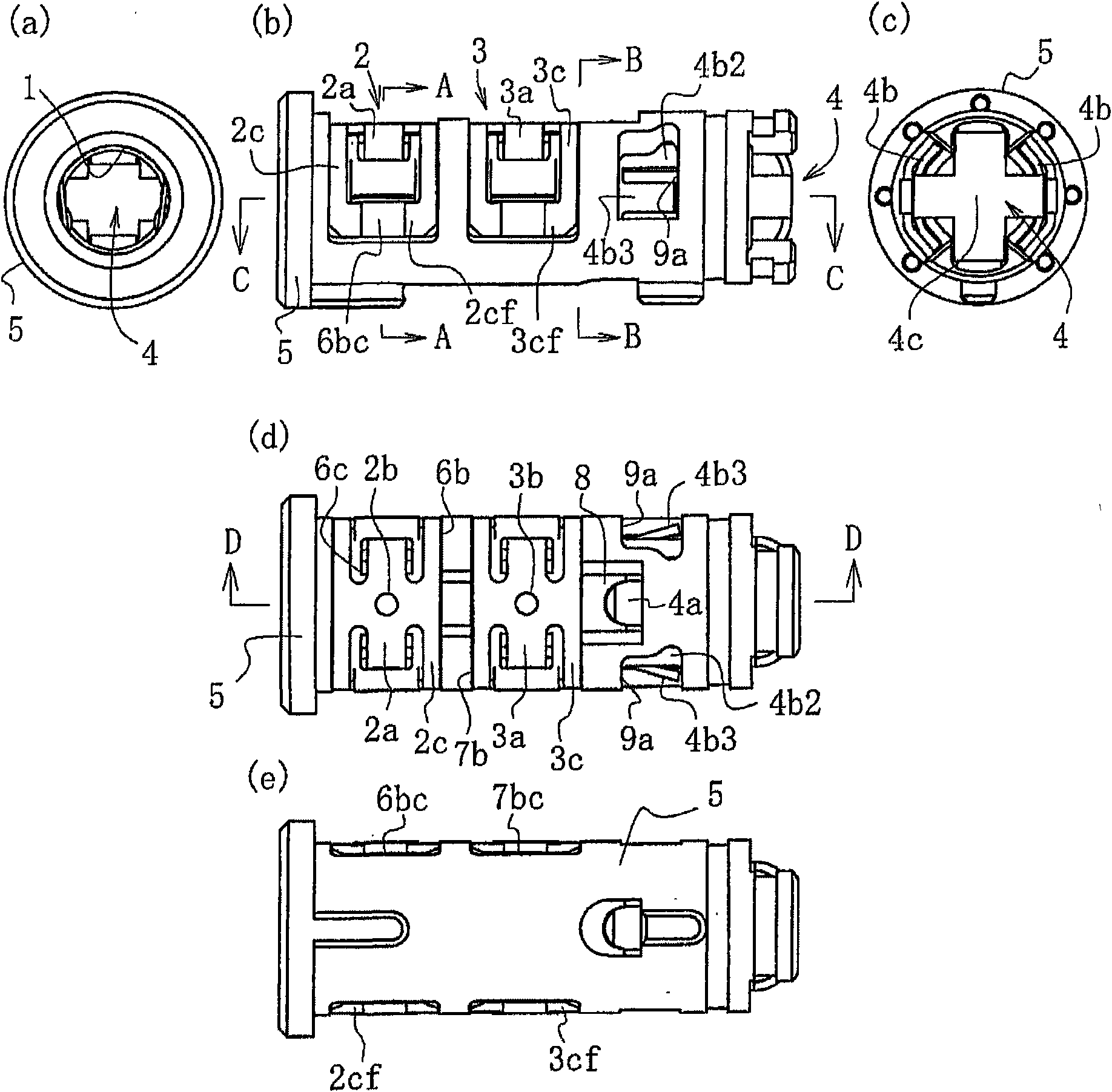 Cylindrical socket