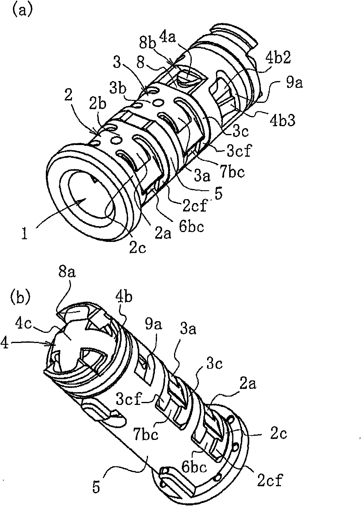 Cylindrical socket