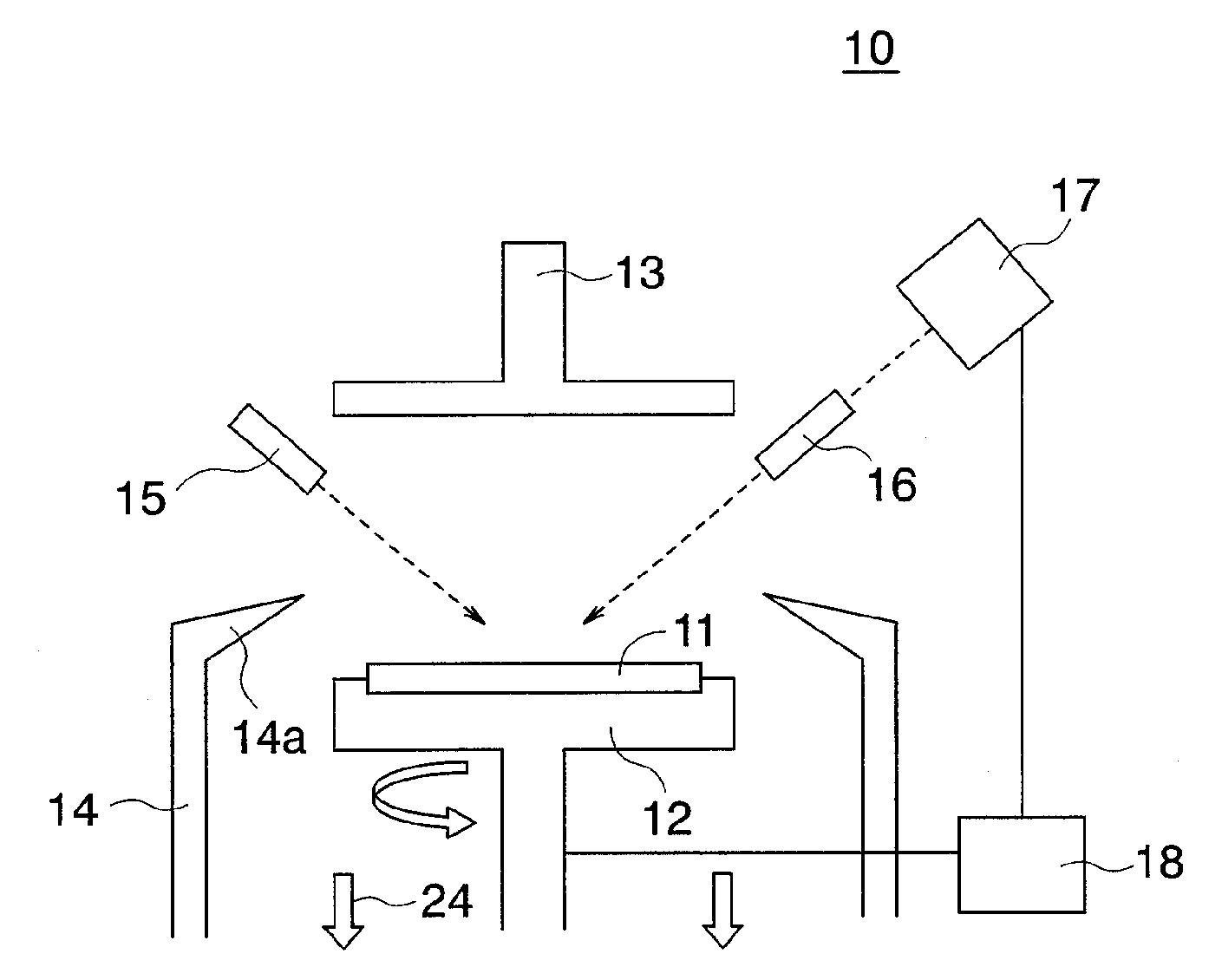 Process for cleaning wafers in an in-line cleaning process