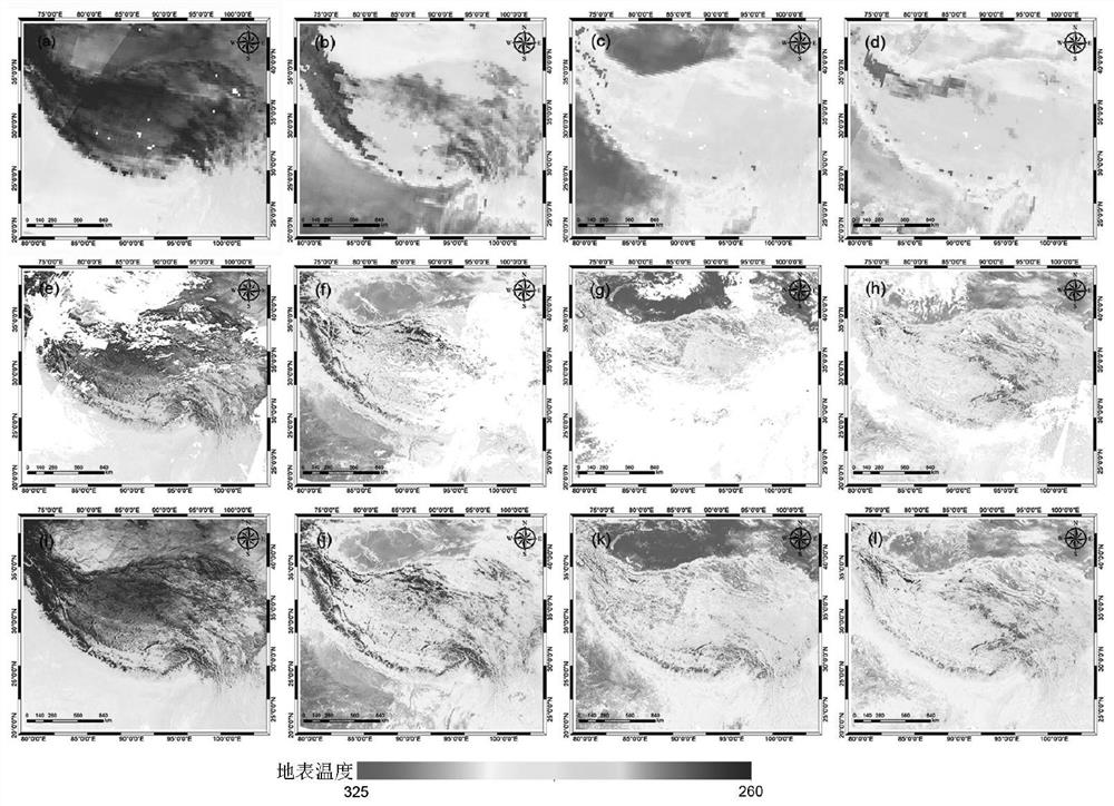 All-weather surface temperature generation method integrating thermal infrared and reanalysis data