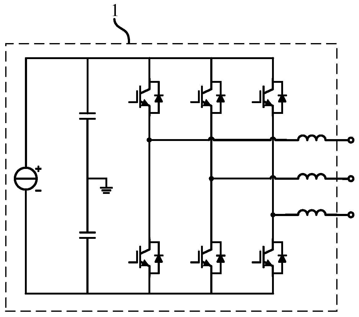 Test circuit for multi-submodule multi-working condition simulation of cascaded converter
