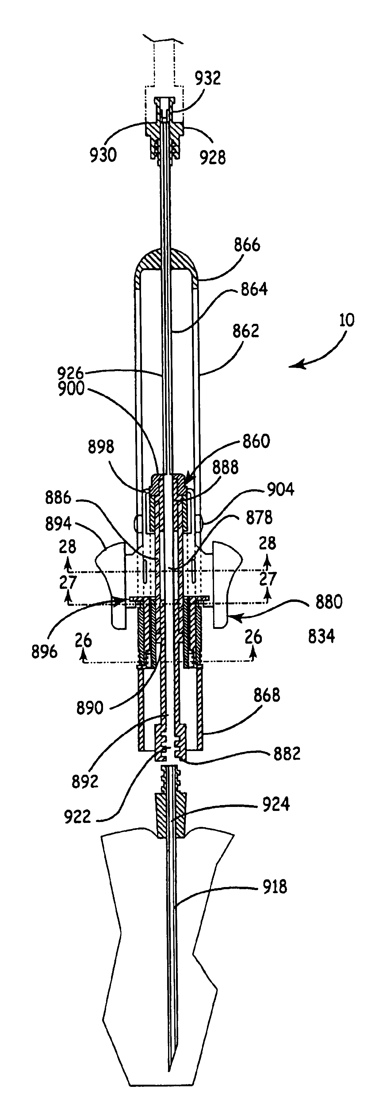 Tissue tract sealing device