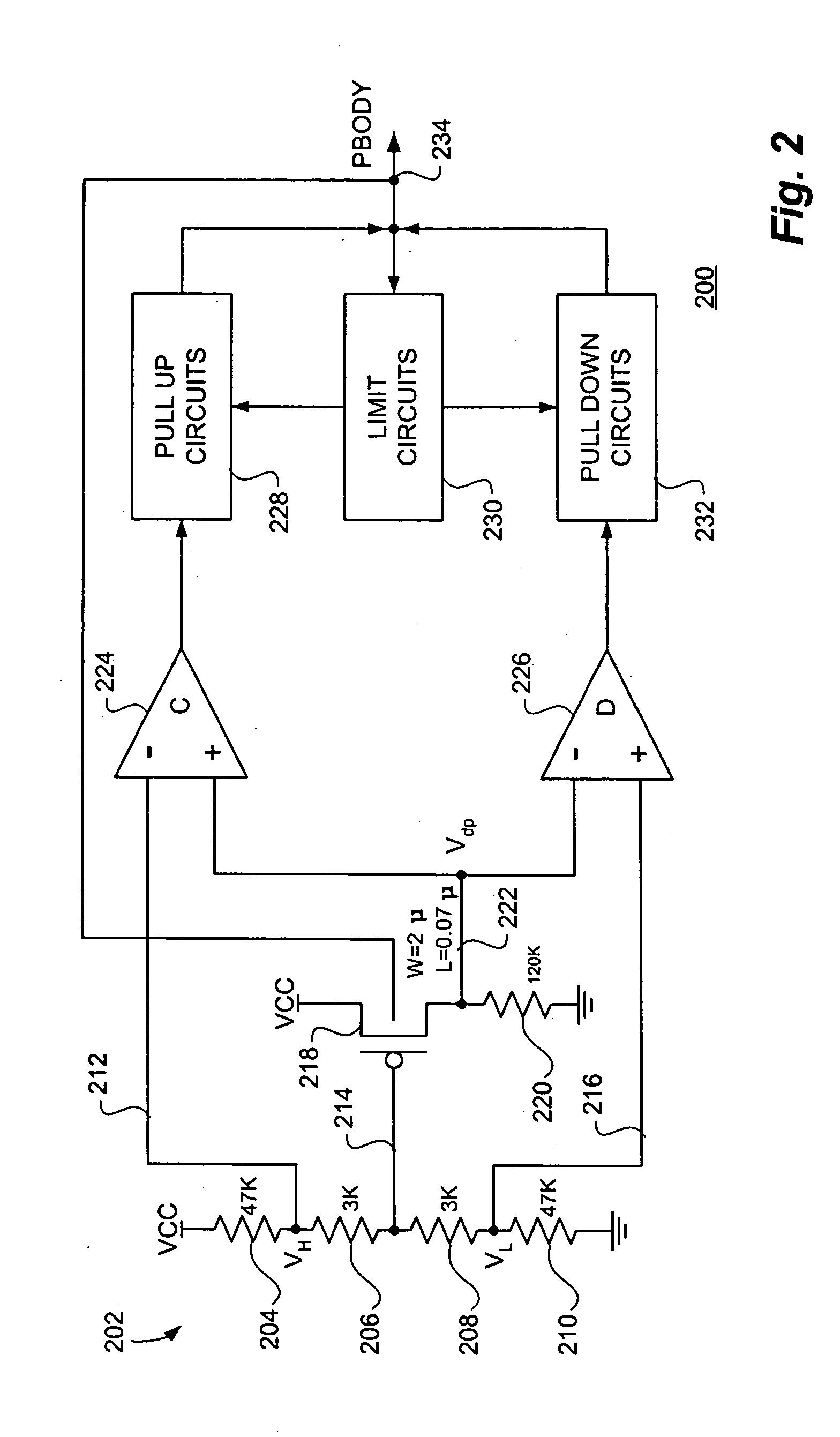 Integrated circuit transistor body bias regulation circuit and method for low voltage applications