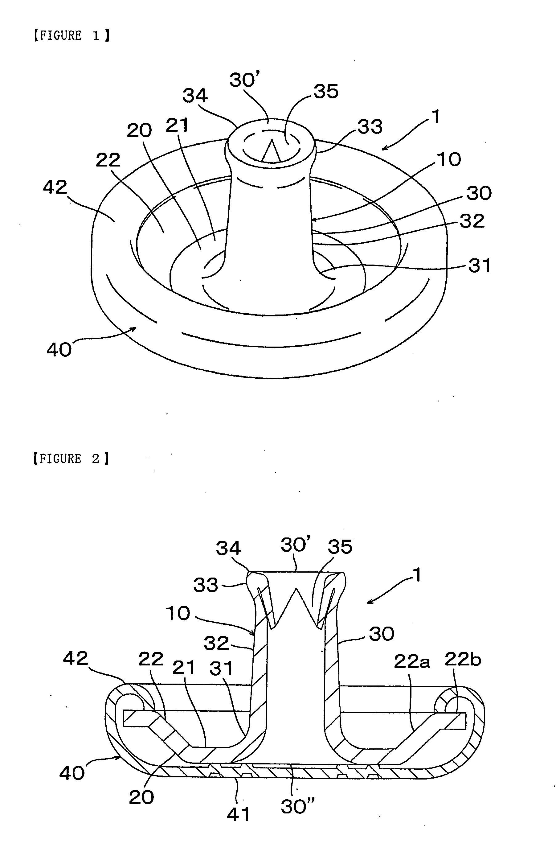 Button Fastener and Button Structure