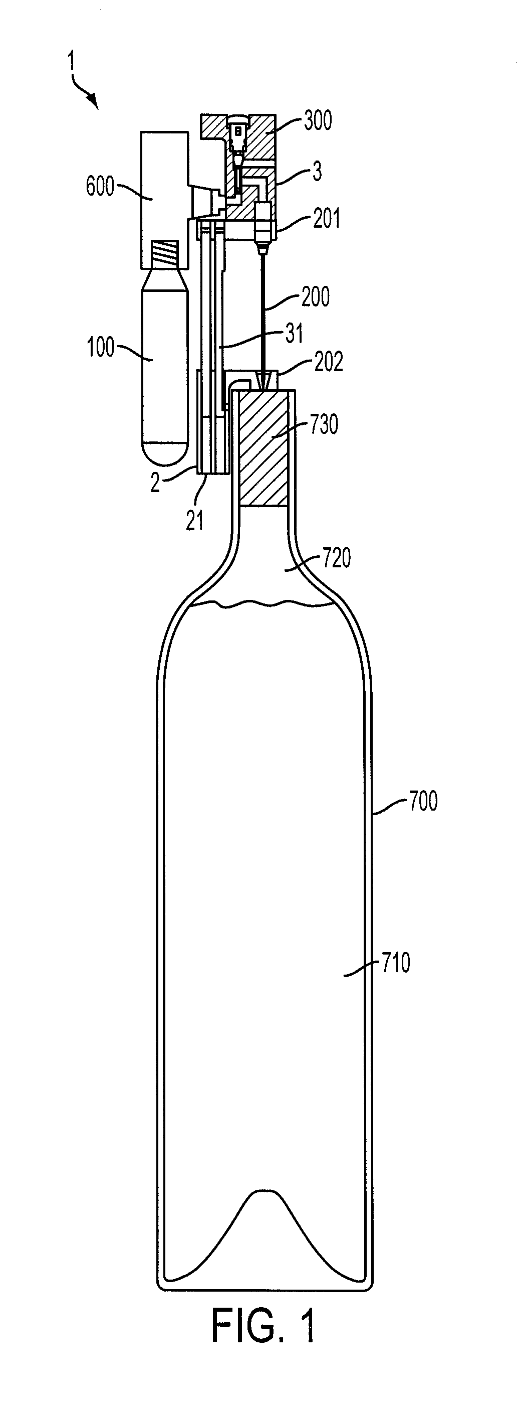 Method and apparatus for beverage extraction needle guiding