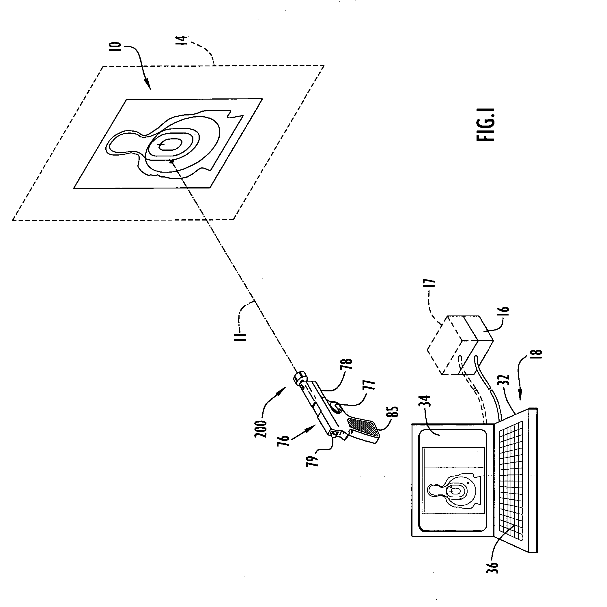 Sensing device for firearm laser training system and method of simulating firearm operation with various training scenarios