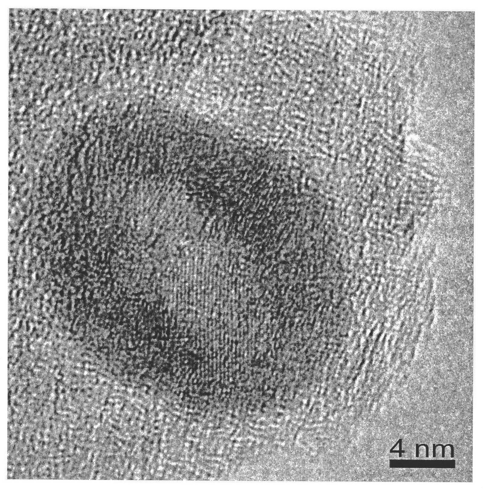 Preparation method of carbon-coated transition metal nano hollow particle