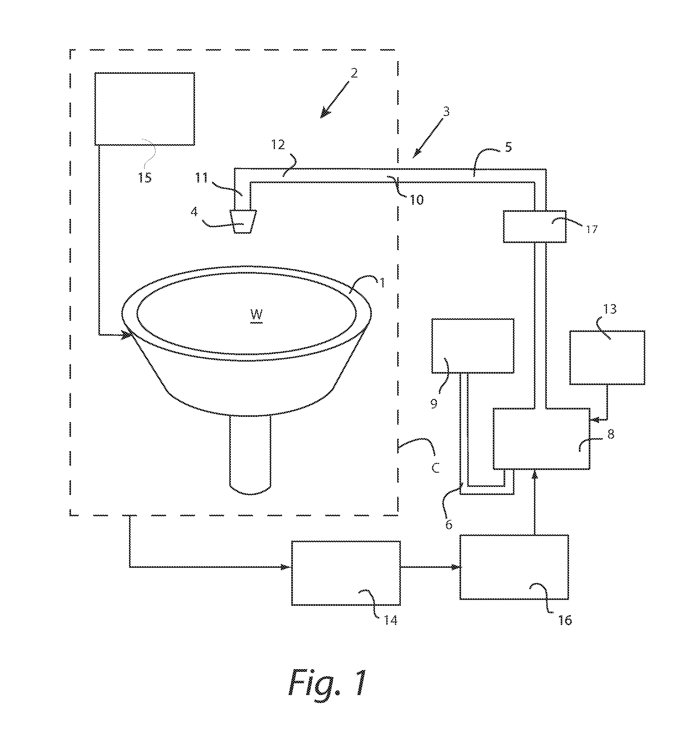 Method and apparatus for surface treatment using inorganic acid and ozone