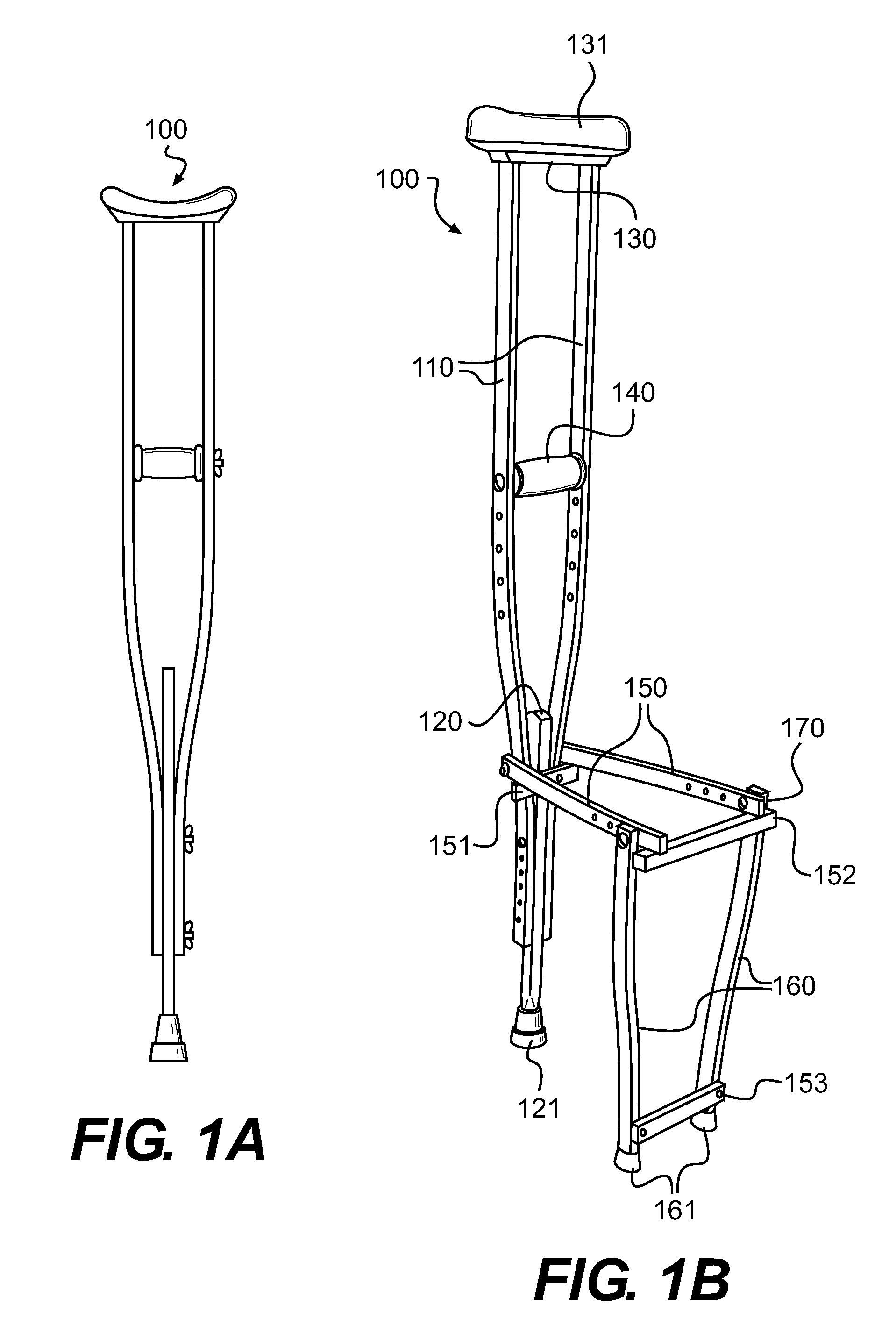 Convertible crutches