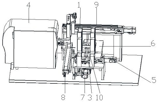 Glass slide labeling device