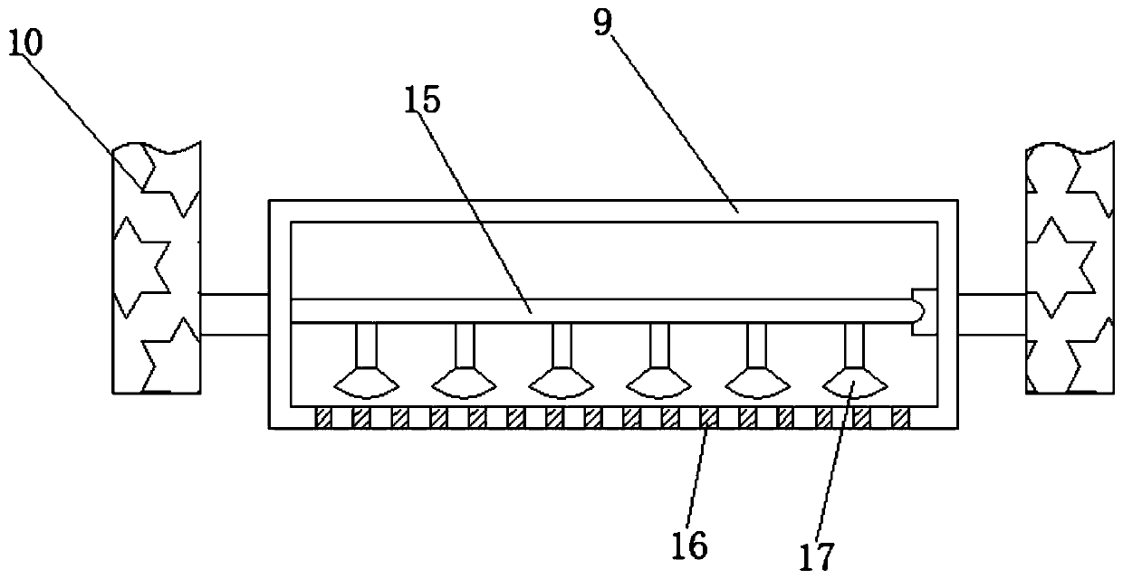 Gluing device for conductive aluminum foil tape processing