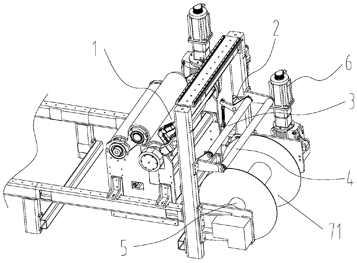 Single and double coil head universal carbon fiber warping machine winding device and constant tension control method