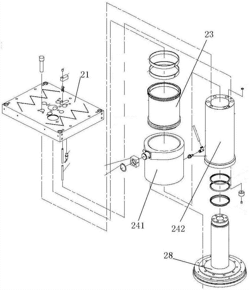 Rotary punching numerical control cutting machine and punching method thereof