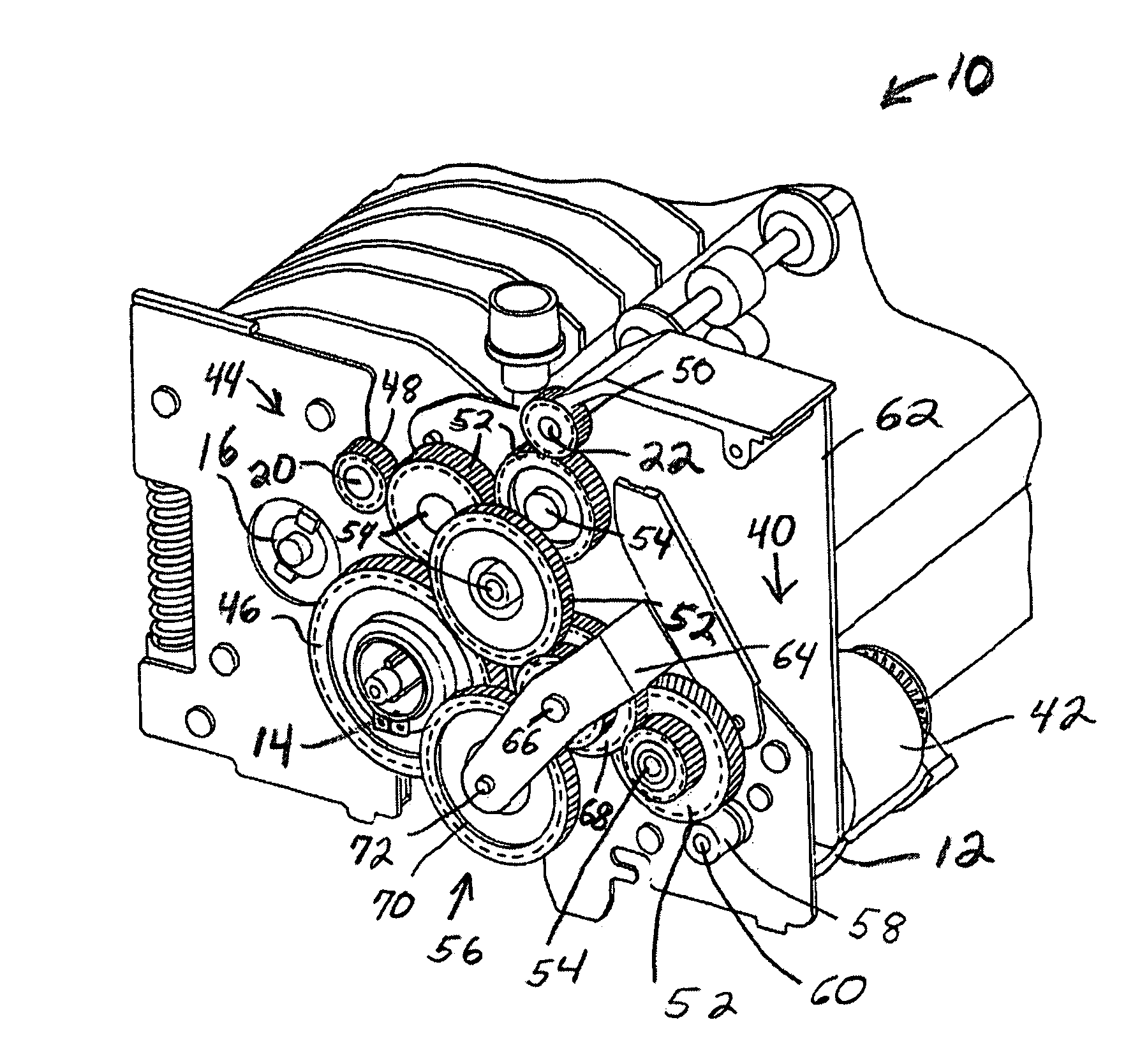 Integrated fuser unit and drive system for use in an electrophotographic imaging process