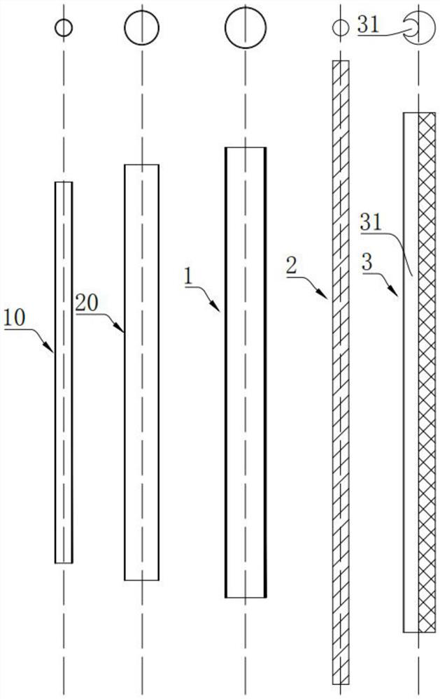 Forming process of double-cavity tube and double-cavity tube