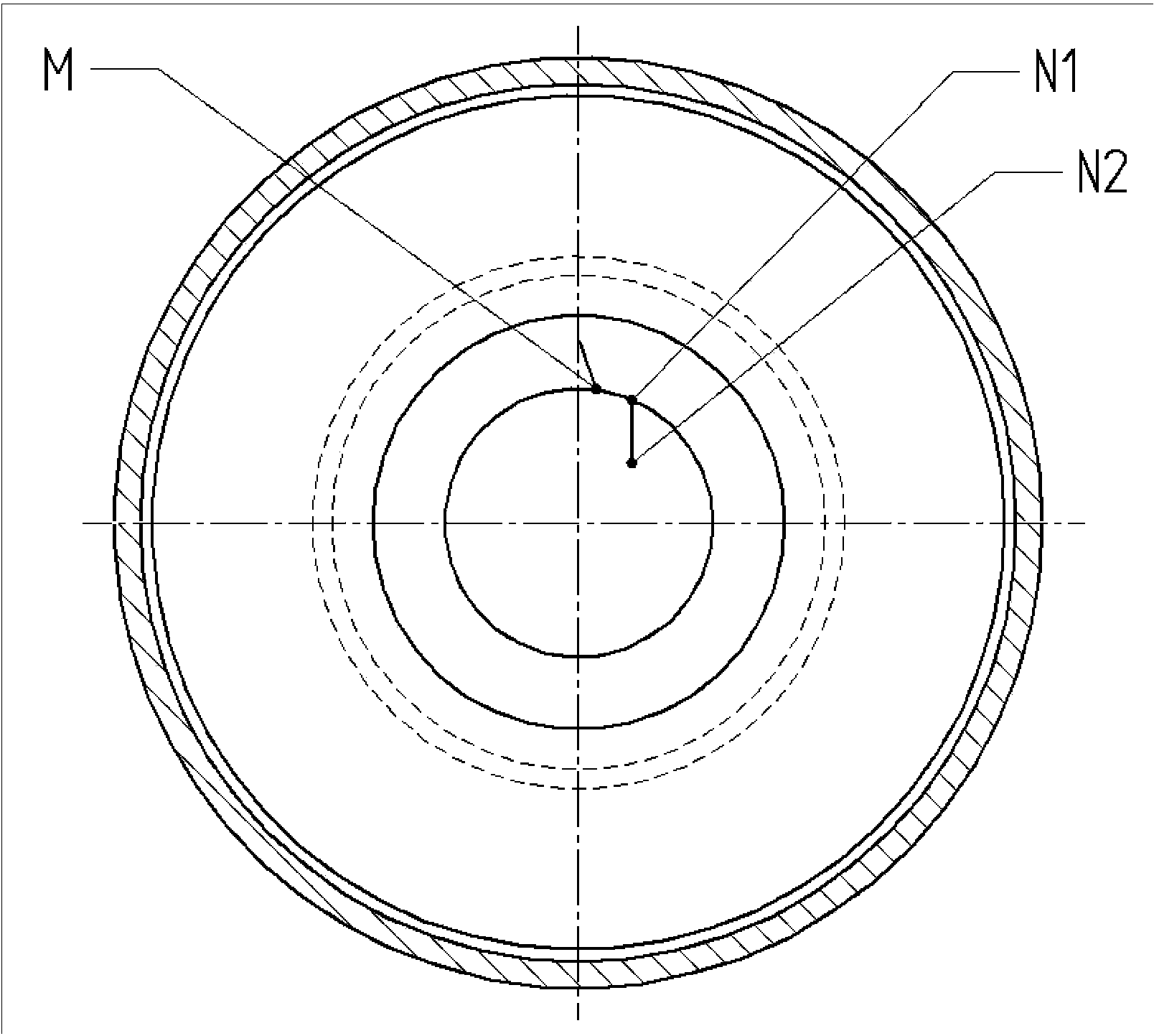 Device and method for measuring liquid level height of molten silicon in single crystal furnace