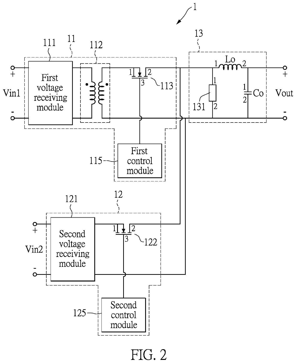Multi-input voltage converter