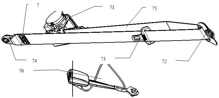 A test method for dynamic performance test of automobile safety belt