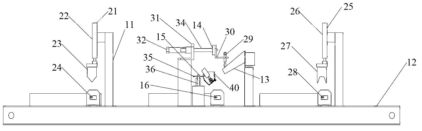 Directional sowing device for long seeds