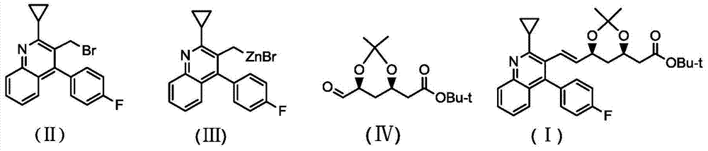 New method of pitavastatin calcium key intermediate