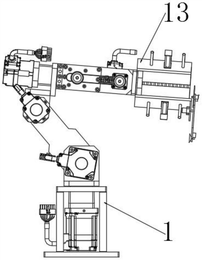 Intelligent high-definition monitoring equipment for burden surface of blast furnace and working method thereof