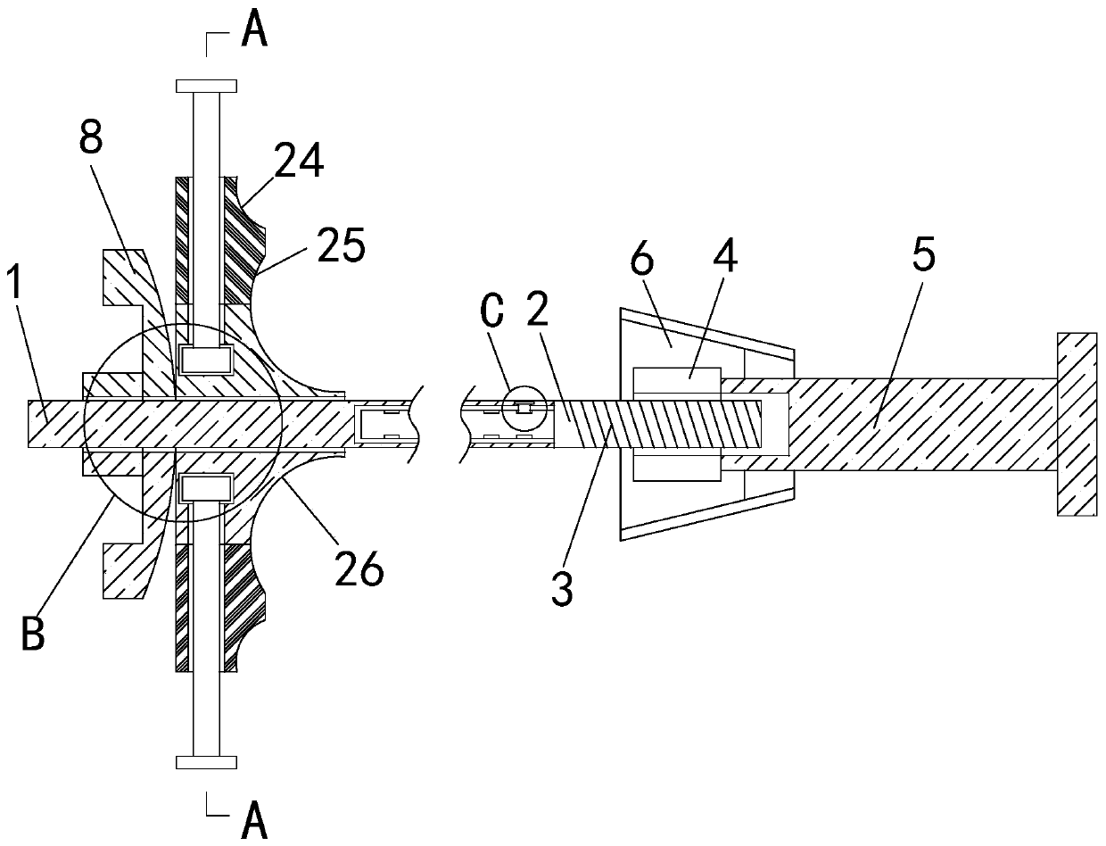 Novel concrete embedded bolt mechanism and using method thereof