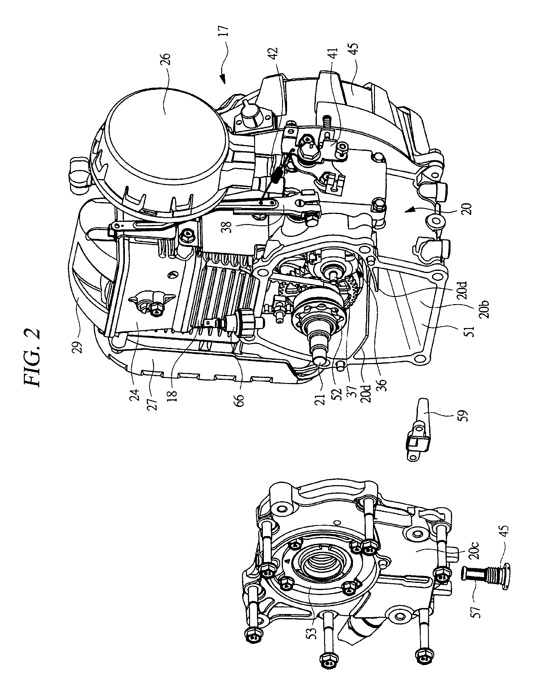 Rollover detection device for general-purpose engine