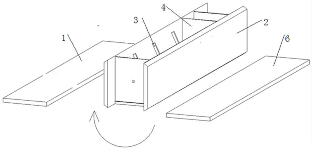 An electroslag welding anti-spill box structure and its processing method