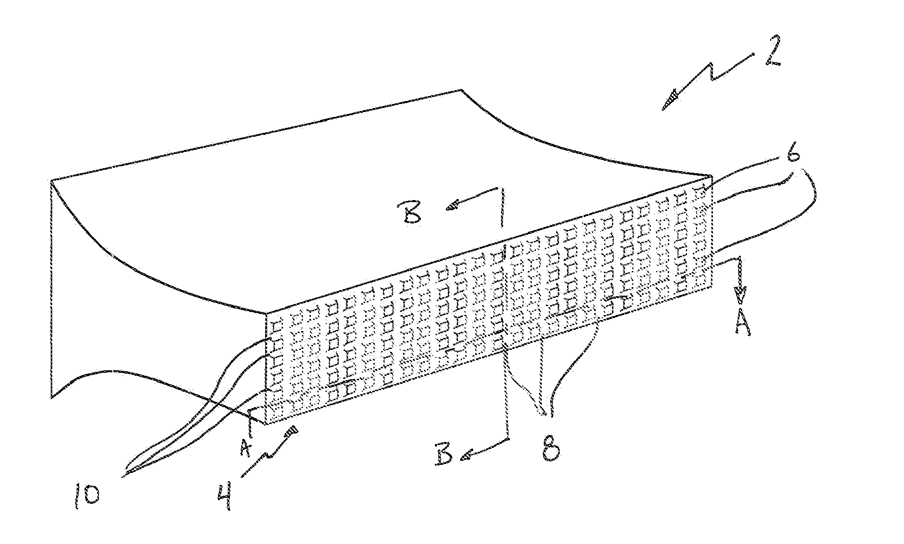 Ultrasonically welded lateral seals