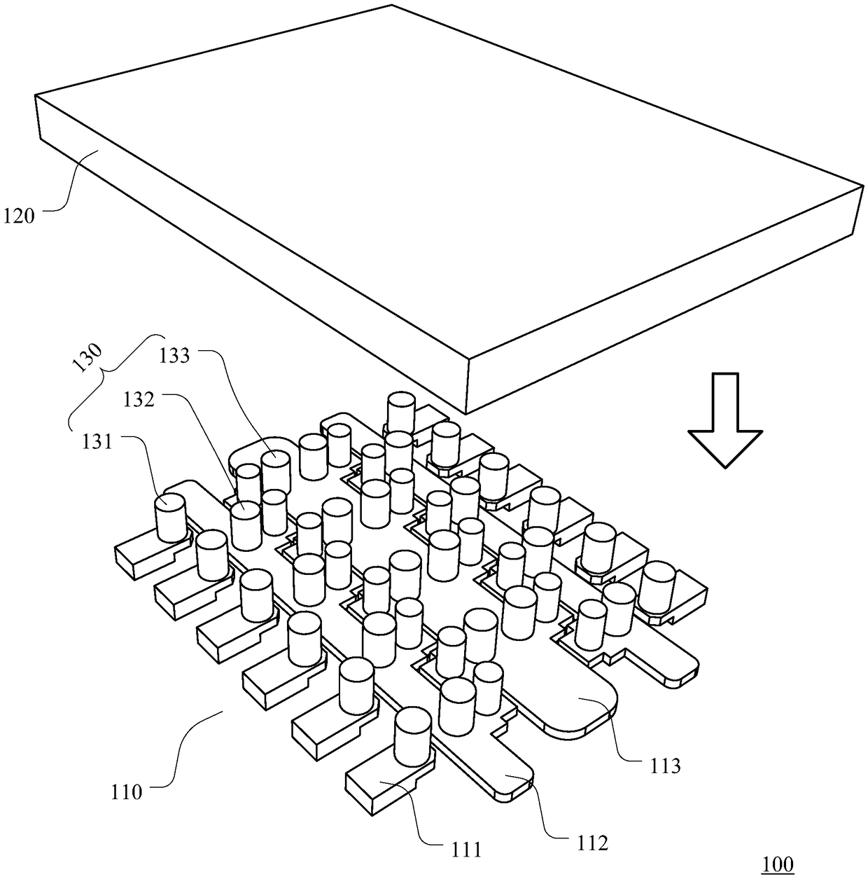 Power packaging structure and lead frame thereof