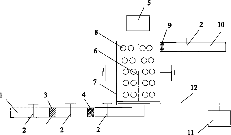 Ship ballast water treatment method and discharge reactor