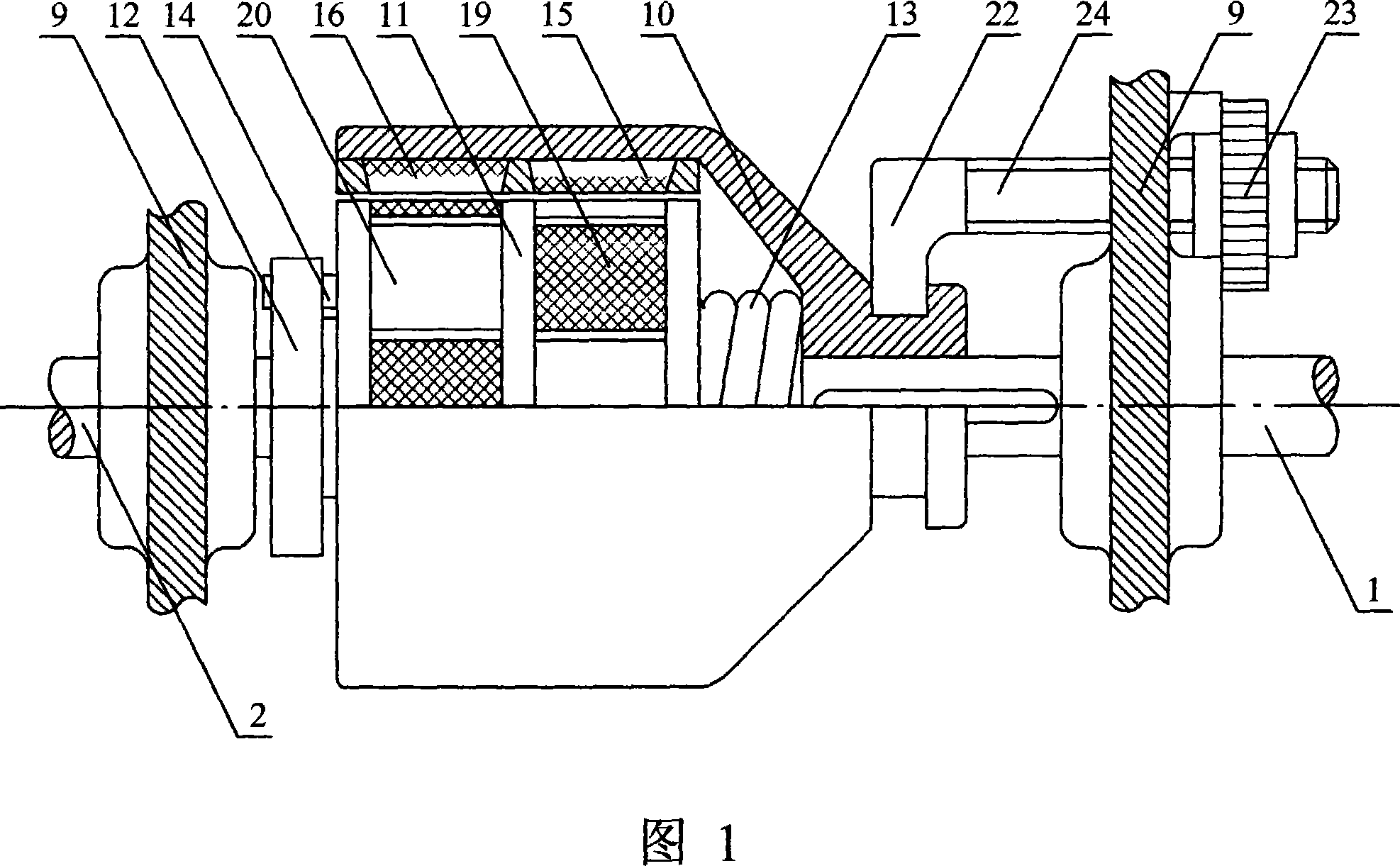 Permanent-magnetic clutch device
