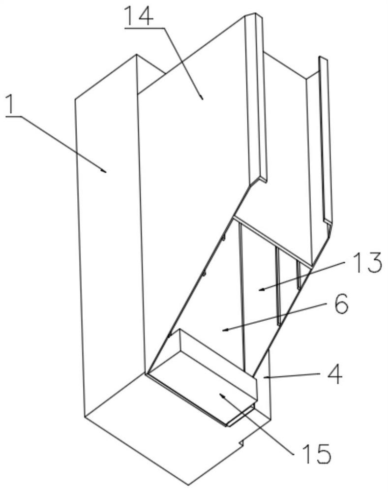 Invisible magnetic attraction structure and door