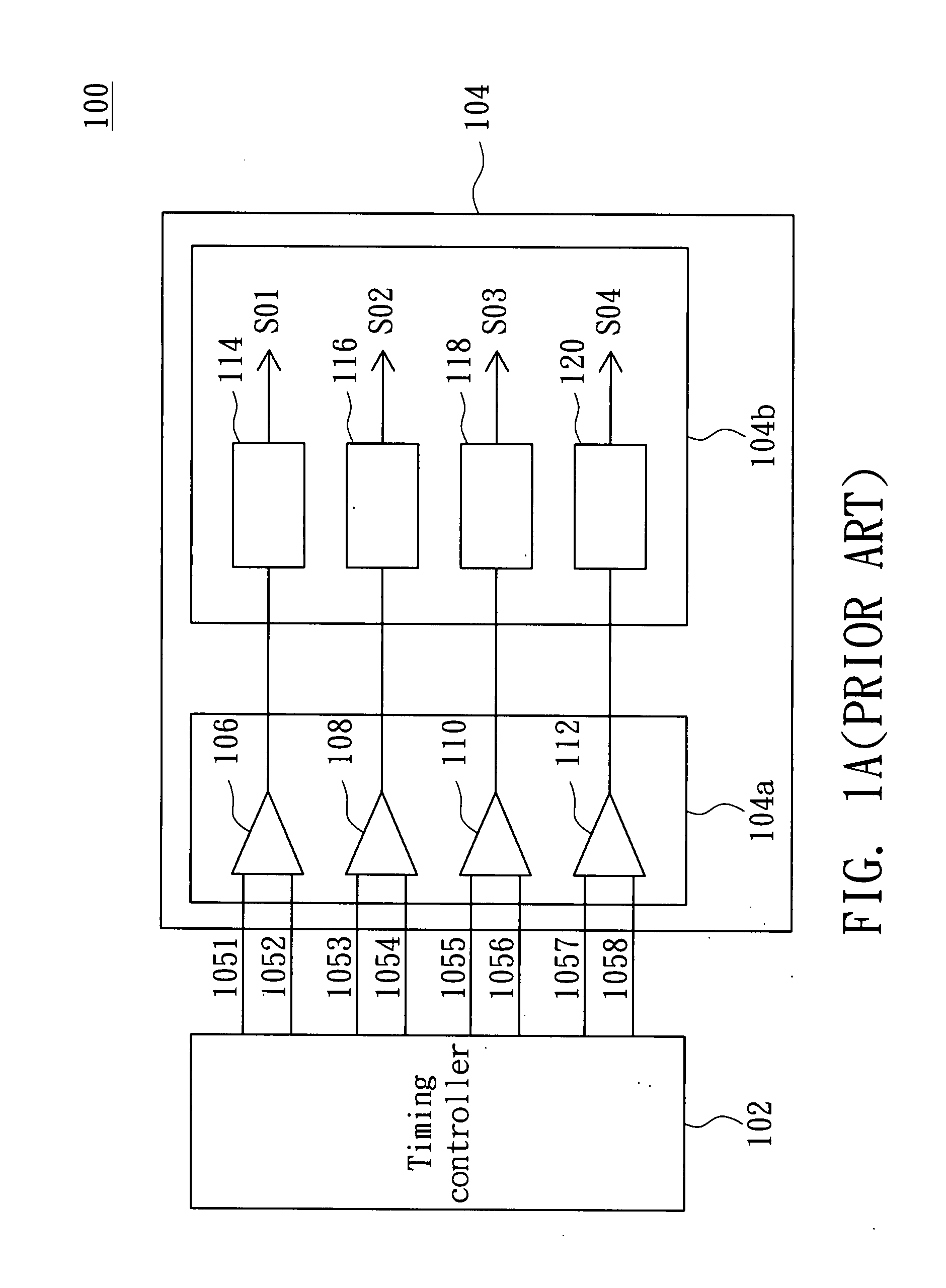 LCD with source driver and data transmitting method thereof