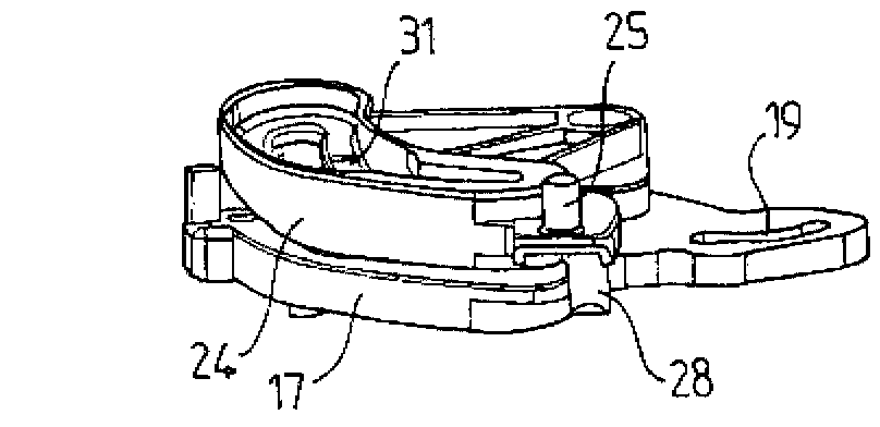 Apparatus for pressure cooking foodstuffs, provided with a moving transmission component