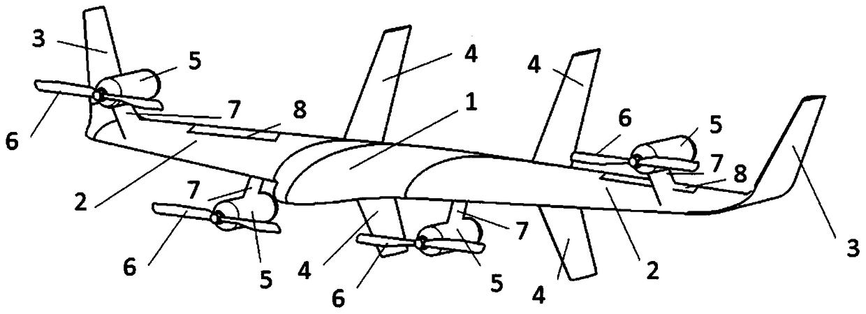 A vertical take-off and landing drone