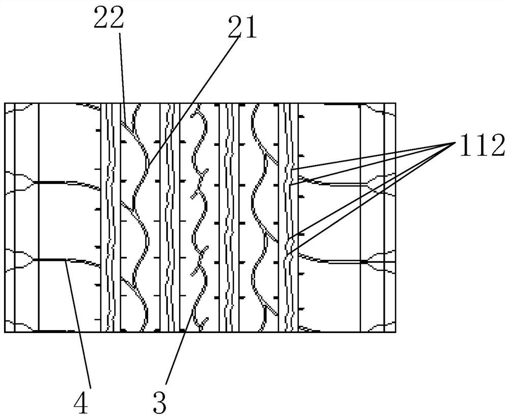 Tread pattern and tire