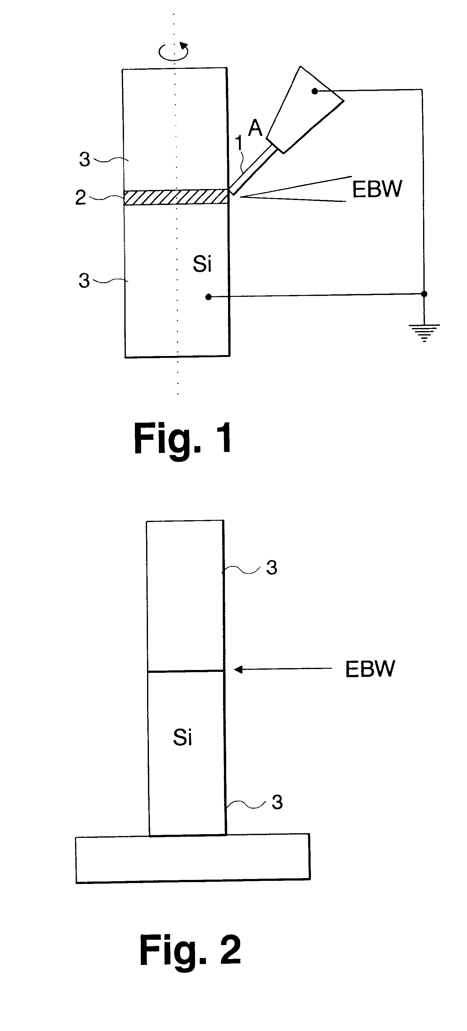 Welding method for semiconductor materials