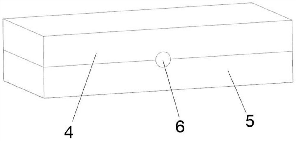 Composite ceramic rod for casting forming of hollow single crystal blade top cover hole, manufacturing method and application