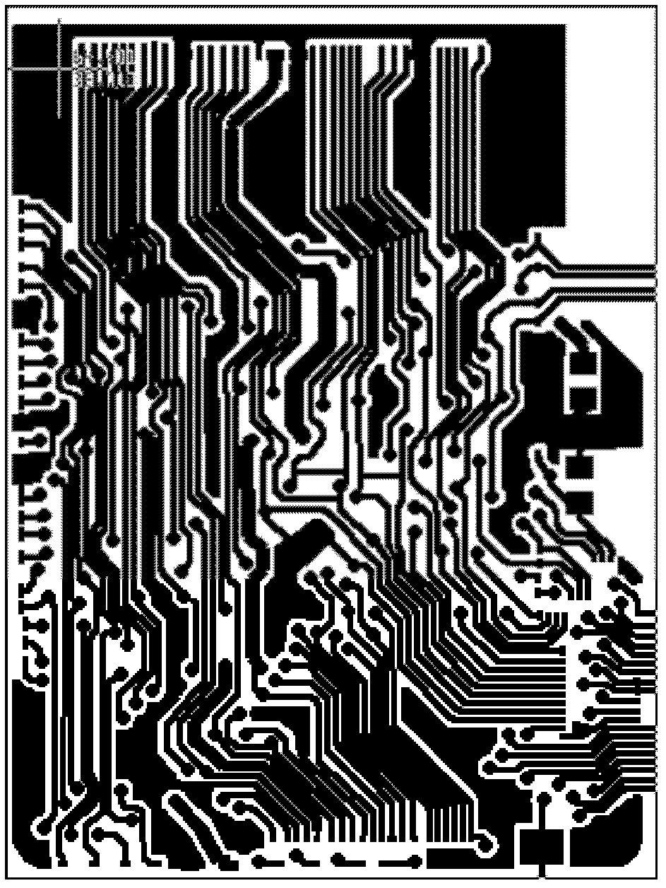Forming process for fine line circuit with line width being below 0.05mm of flexible printed circuit board