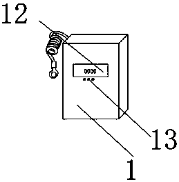 Anti-lightning monitoring device for power transmission and transformation installation