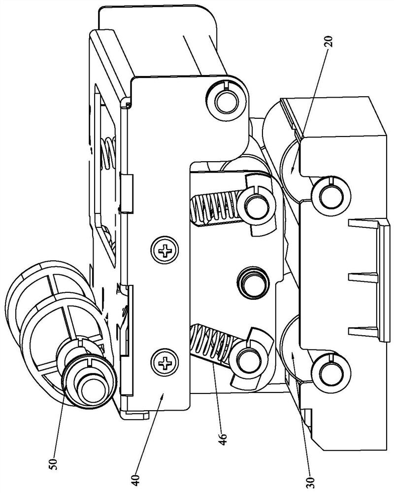 Card leveling mechanism and method of re-transfer card printer