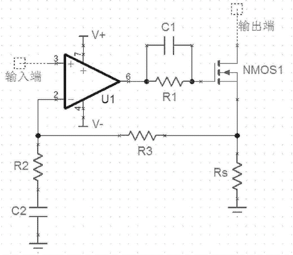 Circuit structure of narrow-pulse-width high-repetition-frequency pulse current source
