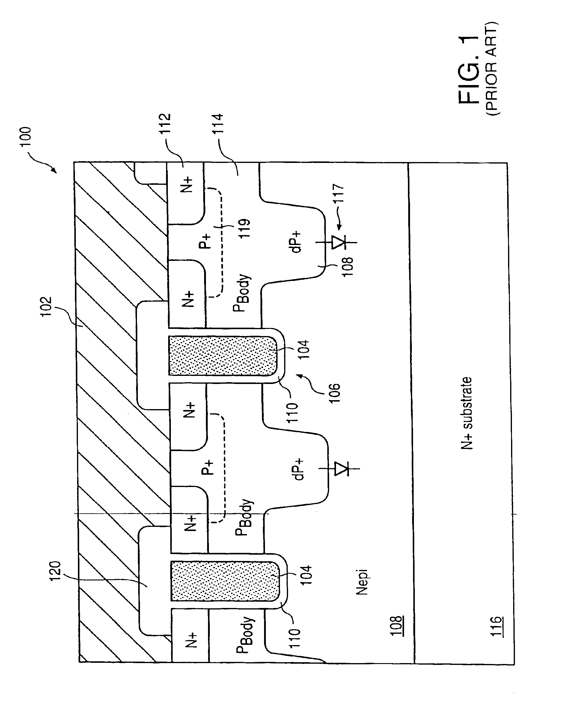 Trench semiconductor device having gate oxide layer with multiple thicknesses and processes of fabricating the same